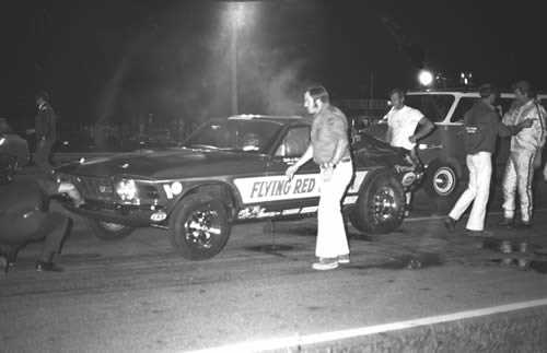 Tri-City Dragway - Flying Red Baron Crash From Fred Militello Photo By Don Ruppel 